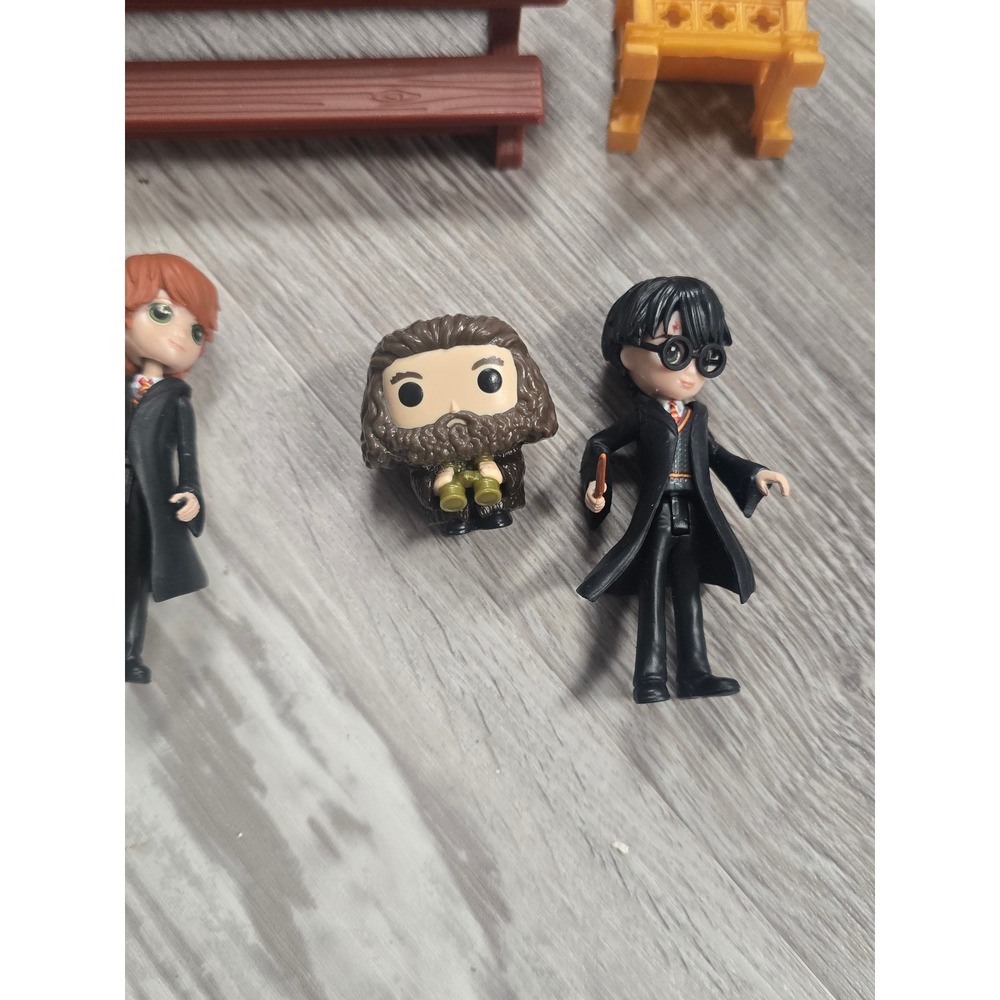 Harry Potter Wizarding World Magical Minis Figures Furniture Lot Hagrid Snape - Picture 2 of 14